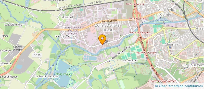 localisation de l'entreprise SCI PBZC  RENNES