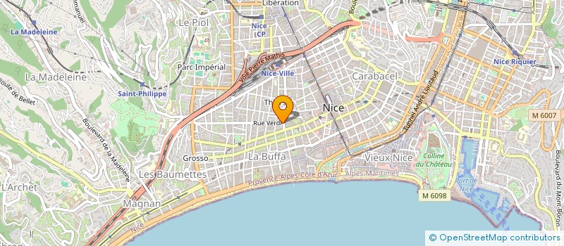 localisation de l'entreprise SCI PC à NICE