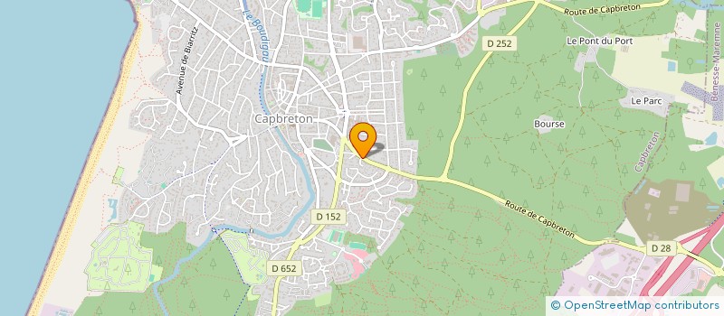 localisation de l'entreprise SCI PC VAIMA à CAPBRETON