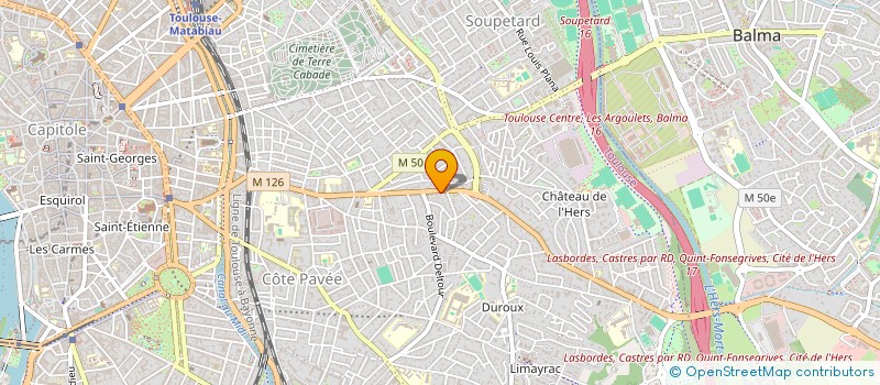 localisation de l'entreprise SCI PC03  TOULOUSE