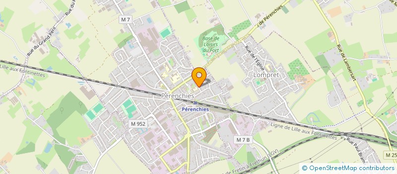 localisation de l'entreprise SCI PC2I  PERENCHIES