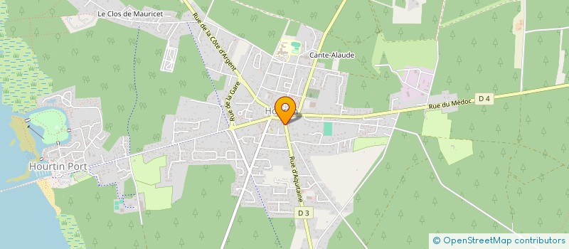 localisation de l'entreprise SCI PC51  HOURTIN