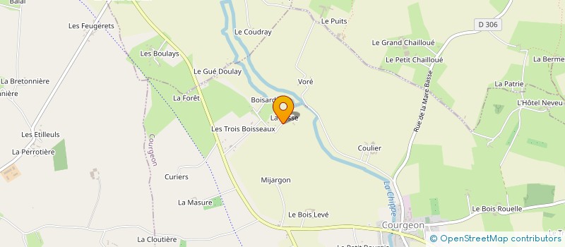 localisation de l'entreprise SCI PCAF POIRIER FAMILY à COURGEON