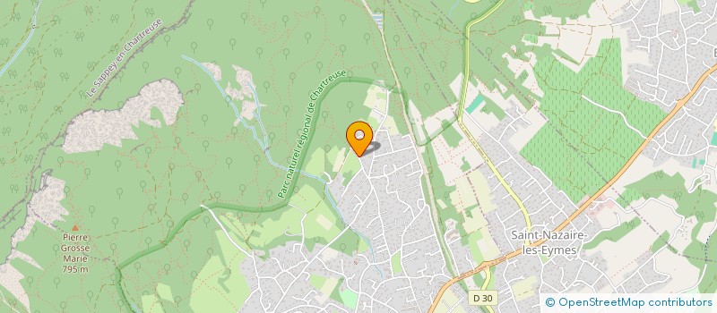 localisation de l'entreprise SCI PCB 2A à SAINT-ISMIER