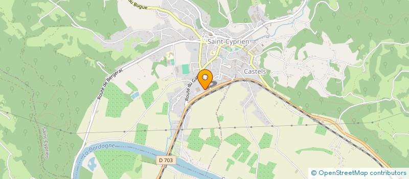 localisation de l'entreprise SCI PCB  SAINT-CYPRIEN
