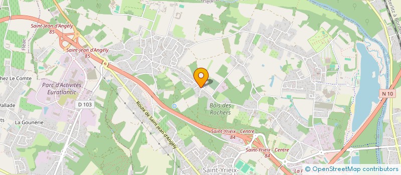 localisation de l'entreprise SCI PCB à SAINT-YRIEIX-SUR-CHARENTE