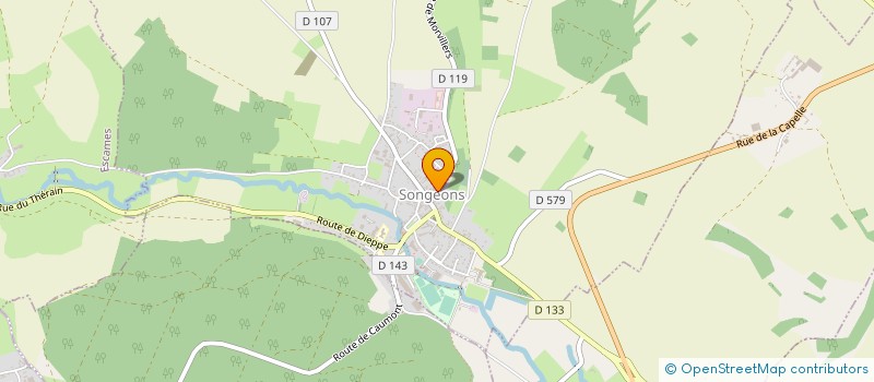 localisation de l'entreprise SCI PCB  SONGEONS