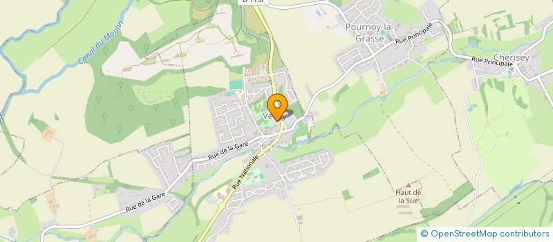 localisation de l'entreprise SCI PCB  VERNY