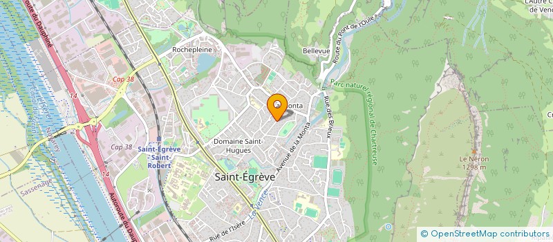 localisation de l'entreprise SCI PCB  SAINT-EGREVE