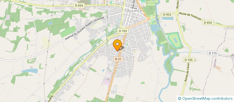 localisation de l'entreprise SCI PCC  FLEURANCE