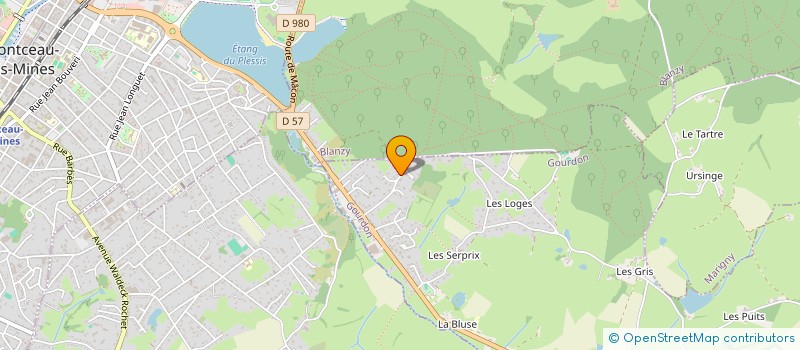 localisation de l'entreprise SCI PCCV IMMO  GOURDON