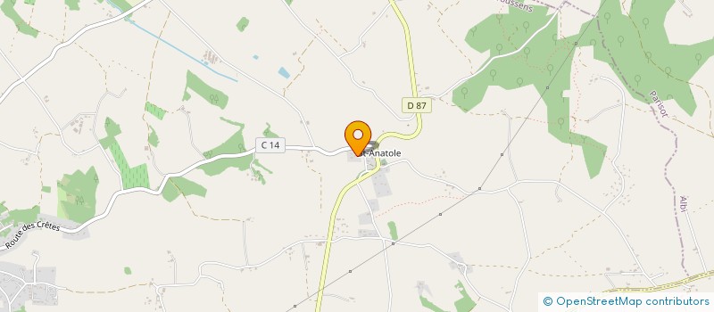 localisation de l'entreprise SCI PCDF II  GIROUSSENS