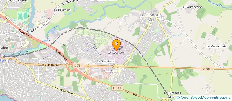 localisation de l'entreprise SCI PCH  PORNIC