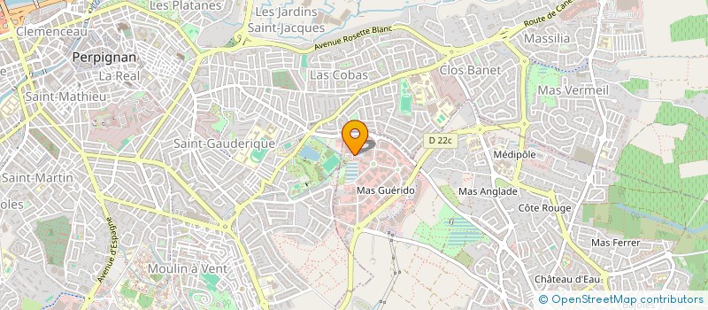 localisation de l'entreprise SCI PCH INVEST  CABESTANY