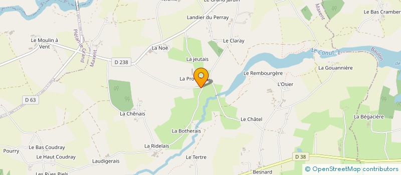 localisation de l'entreprise SCI PCI IMMO  MAXENT