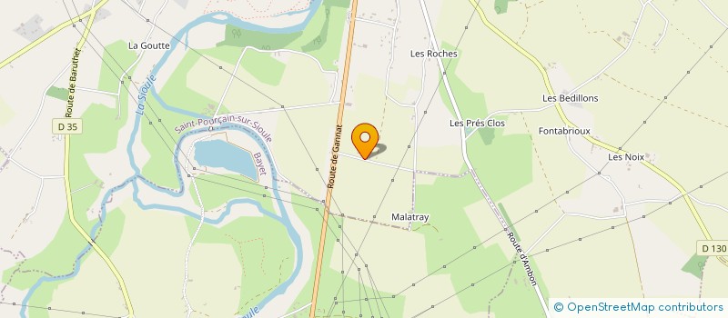 localisation de l'entreprise SCI PCJ  SAINT-POURCAIN-SUR-SIOULE