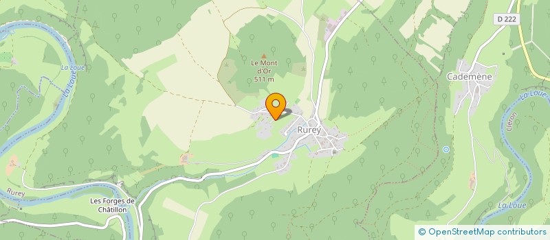 localisation de l'entreprise SCI PCL 25  RUREY