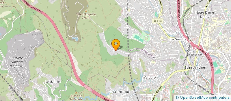 localisation de l'entreprise SCI PCL3 à LES PENNES-MIRABEAU