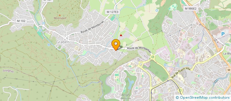 localisation de l'entreprise SCI PCLV  GRABELS