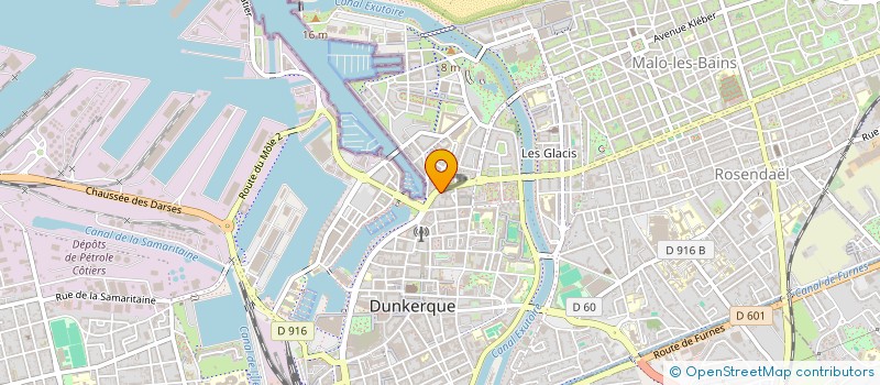 localisation de l'entreprise SCI PCLV à DUNKERQUE