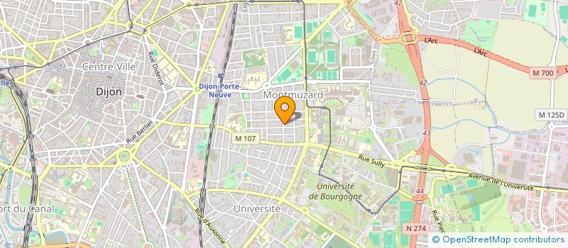 localisation de l'entreprise SCI PCM à DIJON