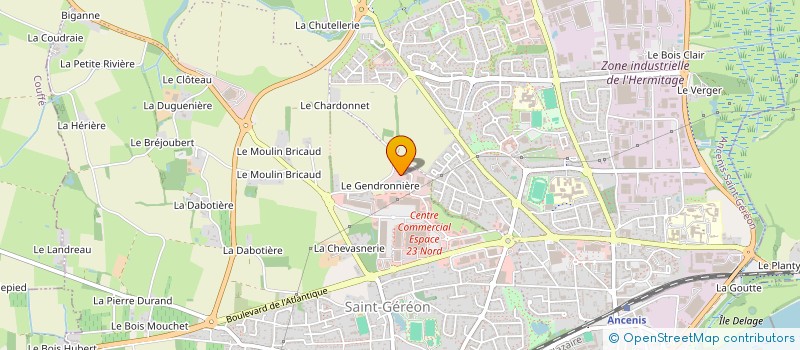 localisation de l'entreprise SCI PCMFR  ANCENIS-SAINT-GEREON