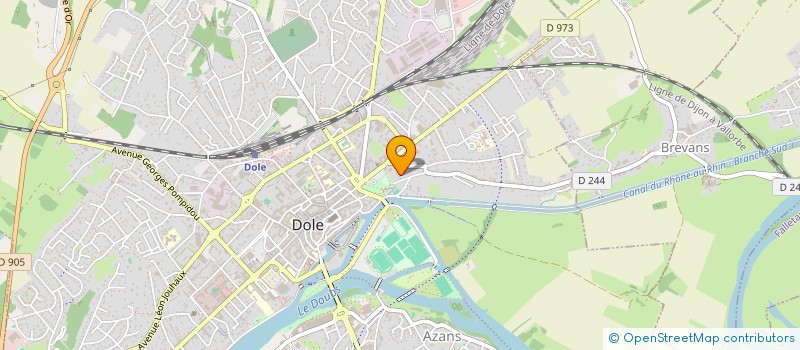 localisation de l'entreprise SCI PCP à DOLE