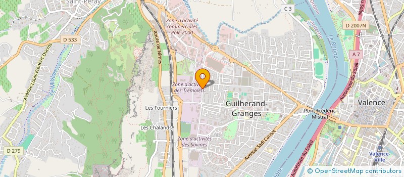 localisation de l'entreprise SCI PCPL INVEST à GUILHERAND-GRANGES
