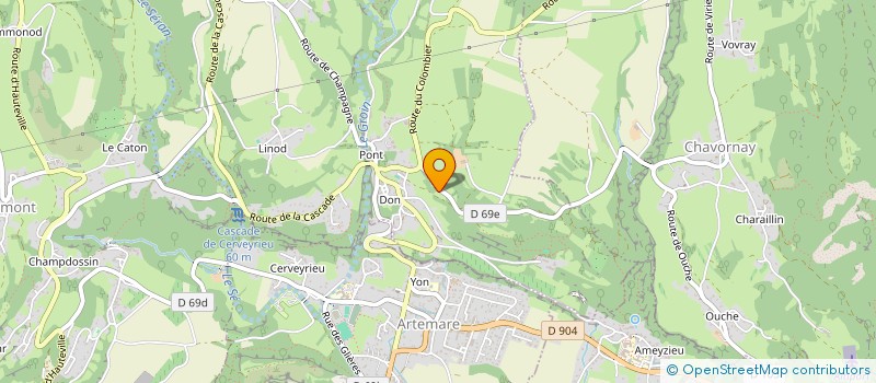 localisation de l'entreprise SCI PCS  ARVIERE-EN-VALROMEY