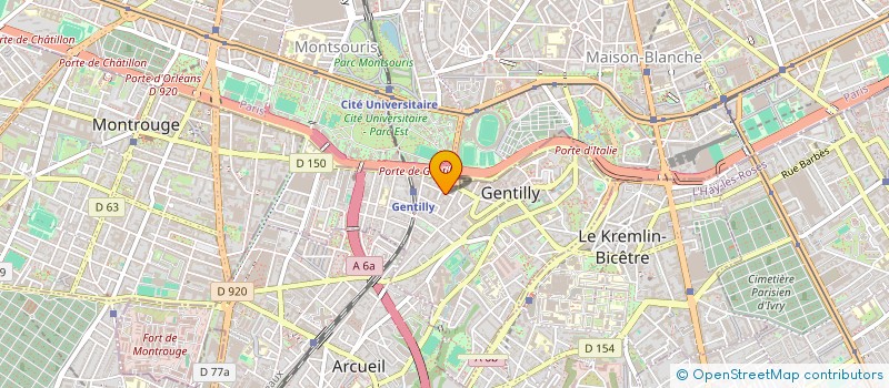 localisation de l'entreprise SCI PCUCHET  GENTILLY