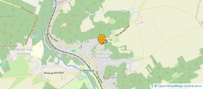 localisation de l'entreprise SCI PCW à BOUTIGNY-SUR-ESSONNE