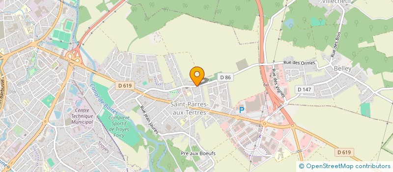 localisation de l'entreprise SCI PDI REAL ESTATE  SAINT-PARRES-AUX-TERTRES