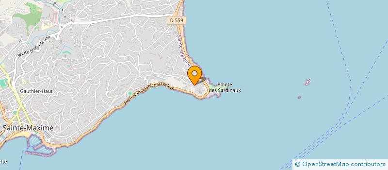 localisation de l'entreprise SCI PDLM 2 EST à SAINTE-MAXIME