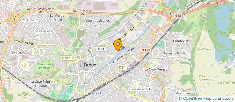 localisation de l'entreprise SCI PDM à DREUX