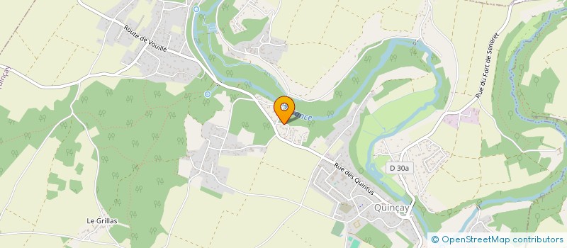localisation de l'entreprise SCI PDP  QUINCAY