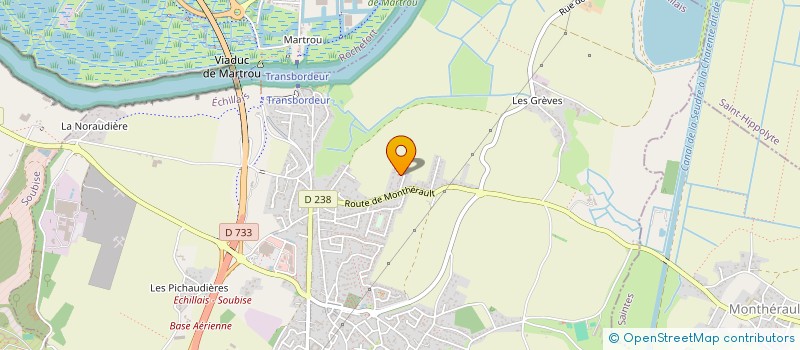 localisation de l'entreprise SCI PDS  ECHILLAIS