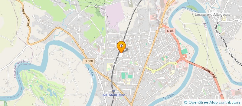 localisation de l'entreprise SCI PE-AN à ALBI