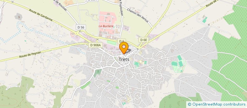 localisation de l'entreprise SCI PE CA RE  TRETS