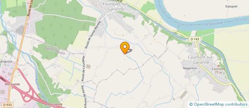 localisation de l'entreprise SCI PE DE GUILLON  FOURQUES SUR GARONNE