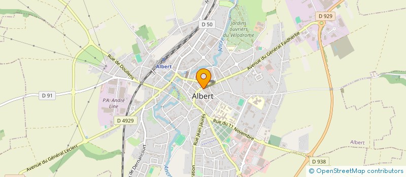 localisation de l'entreprise SCI PE LAM à ARRAS