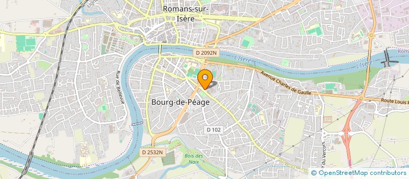 localisation de l'entreprise SCI PE MONTELIMAR  BOURG-DE-PEAGE