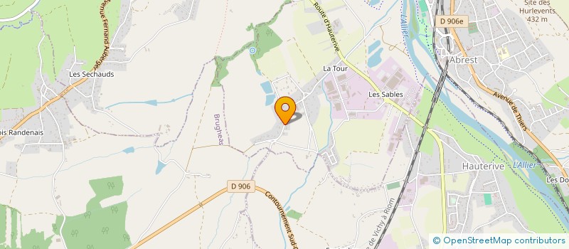 localisation de l'entreprise SCI PEACE  ABREST