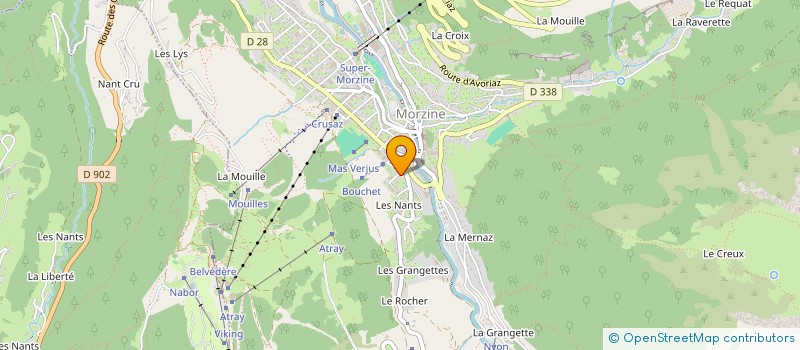 localisation de l'entreprise SCI PEACOCK à MORZINE
