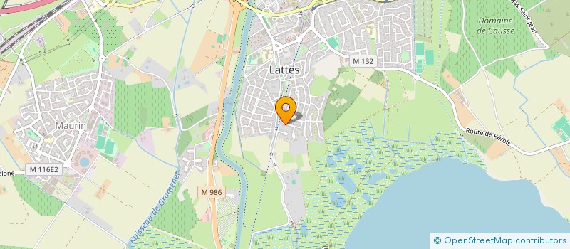 localisation de l'entreprise SCI PEAK ESTATE à LATTES