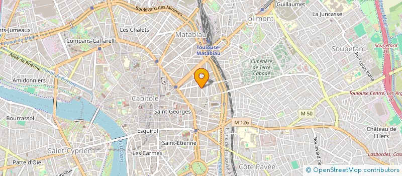 localisation de l'entreprise SCI PEAKY à TOULOUSE