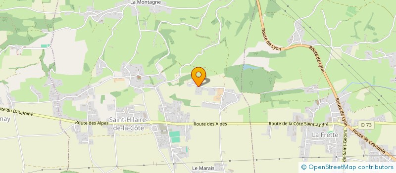 localisation de l'entreprise SCI PEAN  SAINT-ETIENNE-DE-SAINT-GEOIRS