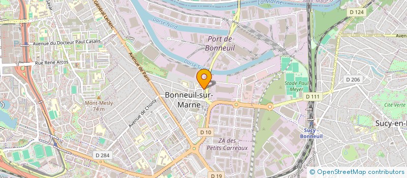 localisation de l'entreprise SCI PEANKLEMON à BONNEUIL-SUR-MARNE
