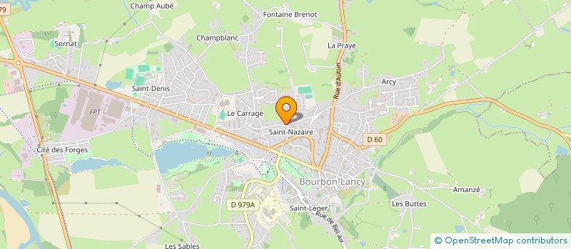 localisation de l'entreprise SCI PEAR  BOURBON-LANCY