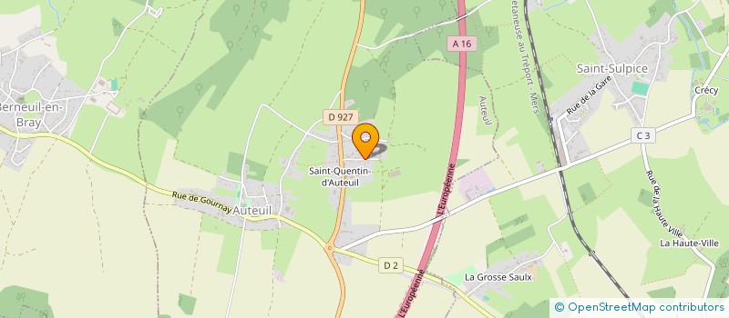 localisation de l'entreprise SCI PEARL  AUTEUIL