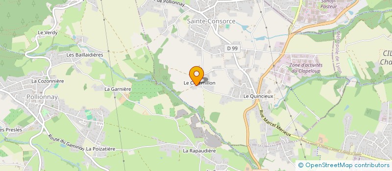 localisation de l'entreprise SCI PEARS  SAINTE-CONSORCE